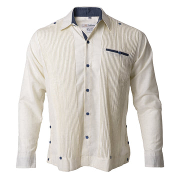 Guayabera Presidencial Jaspeada Combinada ML