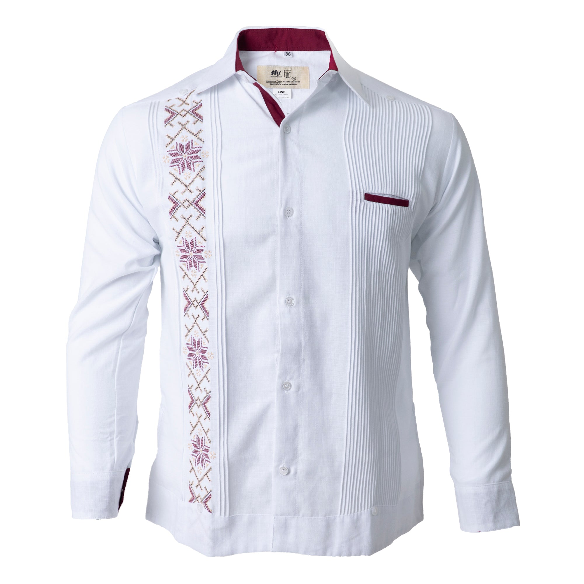 Guayabera Presidencial Estrella Vino