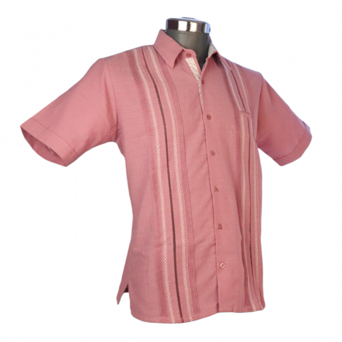 Guayabera Yucateca, Camisa picueta, palo de rosa_3